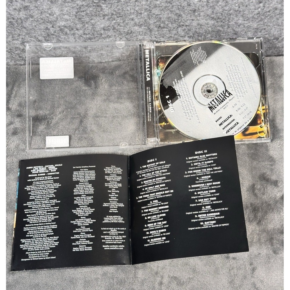 METALLICA S&M 2 Discs Promo CD 1999 Elektra w/ San Francisco Symphony Orchestra - Picture 10 of 11
